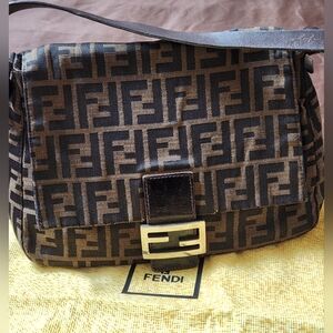 Vintage Fendi Mama Zucca FF Shoulder Bag